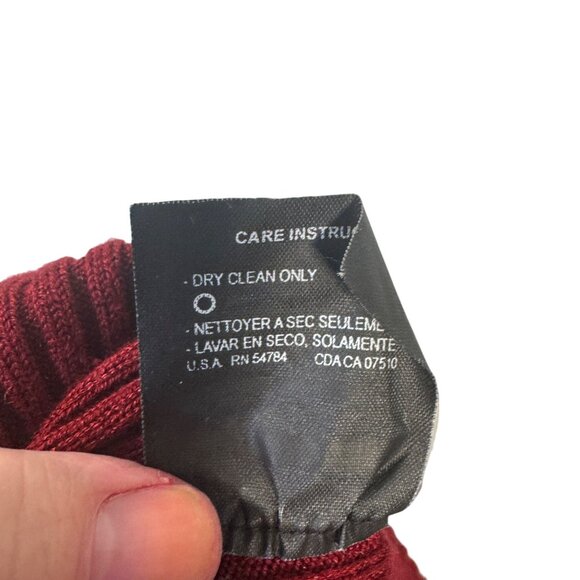 Emanuel Ungaro Woman Ribbed Knit Top 1X Rayon & Spandex Made In USA - Picture 7 of 7